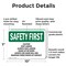 Signmission Safety Culture Sign, 10 in Width, Plastic, Rectangle OS-2PACK-SF-P-710-L-10564 - alternate 3